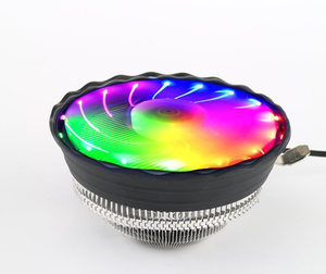 Ventiladores de refrigeración eléctrica Rgb para <span class=keywords><strong>Pc</strong></span>, con luces Led Rgb, ventilador enfriador de Cpu de 120mm, con controlador - Product Image 1