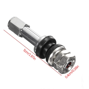 TR48E <span class=keywords><strong>Valve</strong></span> de pneu de voiture Boulon <span class=keywords><strong>Tubeless</strong></span> Roue Pneu Buse Anti-fuite <span class=keywords><strong>Valve</strong></span> de pneu pour Auto et Moto - Product Image 1