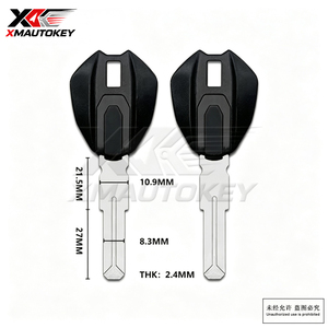 Llave de Motocicleta Compatible con <span class=keywords><strong>Ducati</strong></span>, Llave Virgen para <span class=keywords><strong>Monster</strong></span> 696 796 M1100S M1200S 821 848 1098 1199 1299 MTS950, Llave con Chip Desmontable - Product Image 2