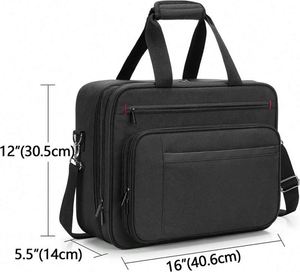Sac de transport portable pour imprimante professionnelle avec logo personnalisé, fabriqué en usine BSCI, sac à main imperméable pour ordinateur portable pour hommes - Product Image 2