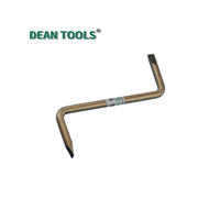 Tournevis à fente sans étincelle 72*6mm de qualité industrielle DEAN TOOLS avec poignée AL-CU pour la réparation