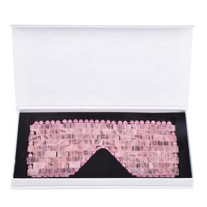Mushang Großhandel Rosenquarz Augen <span class=keywords><strong>massage</strong></span> gerät Natur kristall Augen abdeckung <span class=keywords><strong>Cool</strong></span> Pink Stone Gesichts <span class=keywords><strong>massage</strong></span> gerät - Product Image 3