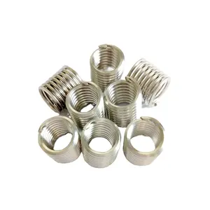 Manufacturer's M8*1.25 Tangless Steel and Stainless Steel Screw Wire Thread Insert Fasteners in Metric System Carton Packing