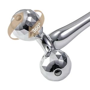 Bán buôn <span class=keywords><strong>mini</strong></span> vàng và bạc bóng con lăn mặt nâng 3D con lăn chống nhăn Massager - Product Image 4