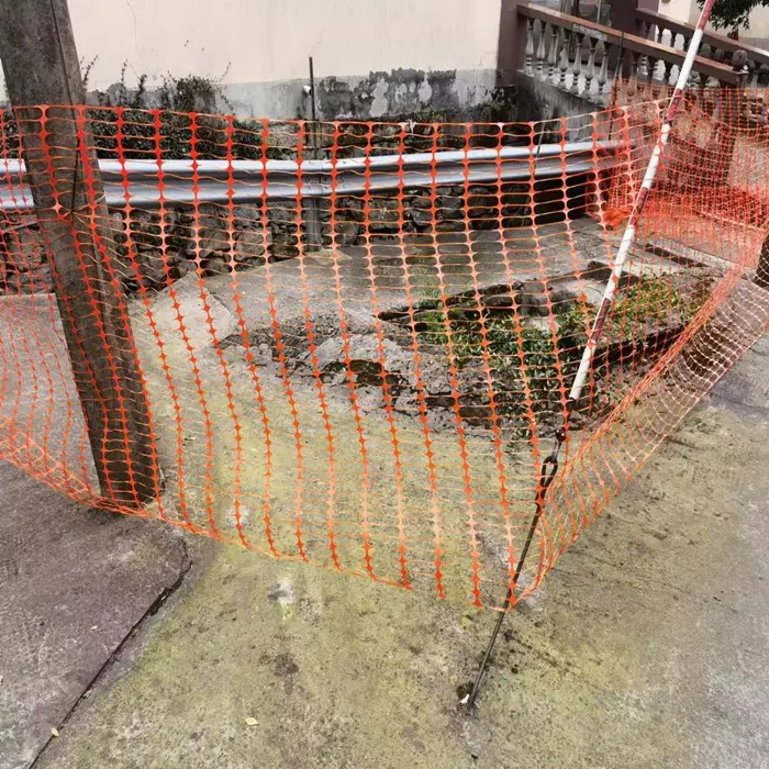 Di alta qualità prezzo a buon mercato 1x50m hdpe netto arancione maglia barriera di sicurezza per la costruzione di recinzione