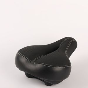 Selle de vélo en cuir respirante et confortable avec ventilation creuse et amortisseur de chocs, idéale pour le VTT et les longues distances - Product Image 3