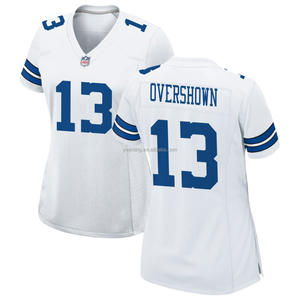 Jerseys de Fútbol Americano de Dallas para Mujer 2024 Personalizados Ropa Deportiva Juvenil Logos Camisetas Personalizadas Uniformes Cortos Cosidos y Bordados - Product Image 5