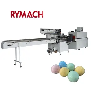 RS-590 Automatic pillow type bath ball packaging machine for soap shrinking packaging machine wrap machine