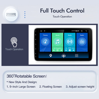 Autoradio STWEI 9 pouces avec écran tactile HD, simple DIN, compatible Carplay, Android Auto, Bluetooth, caméra de recul et navigation