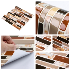 Autocollants muraux 3D en PU <span class=keywords><strong>de</strong></span> couleur personnalisée, amovibles, imperméables, texture <span class=keywords><strong>de</strong></span> brique, <span class=keywords><strong>carreaux</strong></span> <span class=keywords><strong>de</strong></span> crédence, décoration <span class=keywords><strong>de</strong></span> cuisine, <span class=keywords><strong>salle</strong></span> <span class=keywords><strong>de</strong></span> <span class=keywords><strong>bain</strong></span>, maison - Product Image 2