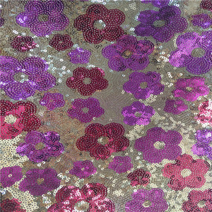 Textile Mode Gigh Densité Or Argent Multicolore Cristal Paillettes Réversible Tissu Paillettes Pour Robe - Product Image 5