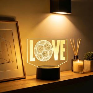 Creative Ins Atmosphere Veilleuse with Football Club Team Logo <b>Plug</b>-In Power Supply and Battery Source - Product Image 4