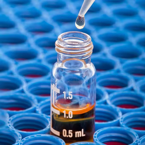 Amber <b>Glass</b> <b>Vial</b> 2Ml 12x32mm Flat Base 9-425 Screw Thread HPLC Laboratory Sample <b>Vial</b> - Product Image 5