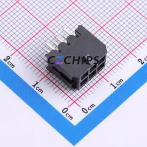 WB300A1E-063P-002 Wire-to-Board Pin Header Through hole Component (THT),P=3mm Connector 2x3P 3mm Through Hole Micro-Fit (MX 3.0) - Product Image 1