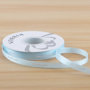 Custom Printed <b>Ribbon</b> With Gold Logo Grosgrain <b>Ribbon</b> For Wedding Decoration And Gift Wrapping - Product Image 4