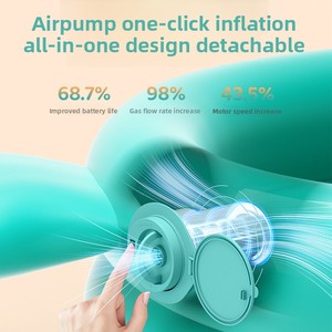 <span class=keywords><strong>Piscine</strong></span> gonflable automatique en PVC Addotron pour enfants, avec abri pare-soleil, modèle requin Cassia - Product Image 2