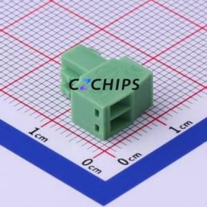 KF2EDGK-2.54-2P Plug-in Terminal Block P=2.54mm Connector ( Connector Type: Plug )( Construction: 1x2P )( Pitch: 2.54mm ) - Product Image 2