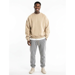 Créez votre propre sweat-shirt d'hiver pour homme en coton 100% de haute qualité, coupe classique, 300g, séchage rapide, vente en gros, personnalisable - Product Image 1