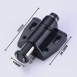 Loquet magnétique moderne en plastique ABS pour porte d'armoire, auto-adhésif, pour hôtel, appartement, cuisine, salon, extérieur, facile à installer - Product Image 5