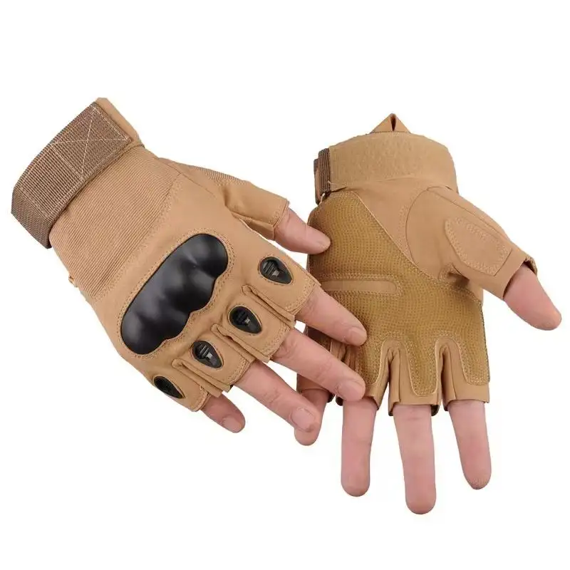 VEKEDA Tactical Glove Half Finger Full Finger Anti Cutting Joint Protection Security Outdoor Fan Special Forces Training