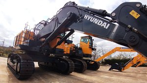 Excavadora hidráulica usada de 1207 toneladas de segunda mano, excavadora grande sobre orugas, marca famosa, máquina de gama alta - Product Image 3