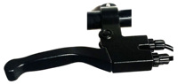 Pièce de moteur de vélo motorisé ZEDA noir haute performance Zeda 2 temps, poignée à double embrayage Bicimotor