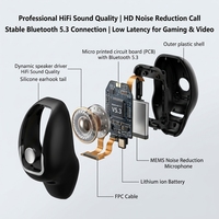 Nouveauté : Écouteurs sans fil Bluetooth OEM à conduction osseuse, casque TWS, oreillettes sport avec réduction de bruit et micro