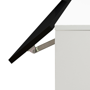 Meuble de salon, support <span class=keywords><strong>TV</strong></span> mural flottant autoportant avec éclairage LED, <span class=keywords><strong>80</strong></span> pouces, en bois - Product Image 5