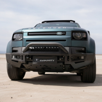 Barre de protection avant en acier pour Land Rover Defender, pare-chocs avant robuste, accessoires tout-terrain 4x4