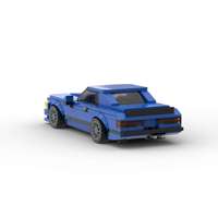 Compatible avec les briques de marque, petites particules, voiture de course sportive, puzzle MOC, assemblage DIY, blocs de construction en plastique ABS