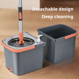 <span class=keywords><strong>Serpillère</strong></span> auto-nettoyante Magic Spin avec rotation à 360° °   Seau rotatif avec séparation des eaux usées pour un nettoyage des sols sans effort - Product Image 5