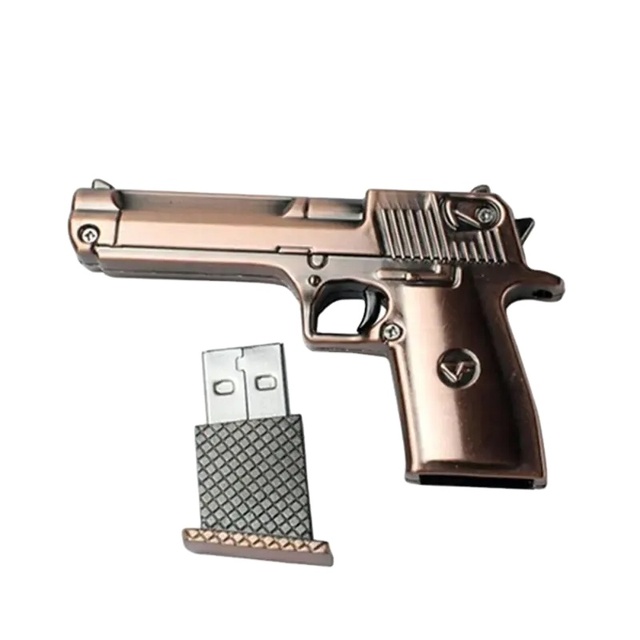 New Arrival Metal USB 2.0 Flash Drive Personalized Gun Type Pen with 1GB 2GB 4GB 8GB 16GB 32GB 64GB Storage Options