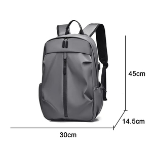 <span class=keywords><strong>Sac</strong></span> à <span class=keywords><strong>Dos</strong></span> Décontracté et Sportif pour Hommes, Étanche avec Fermeture Éclair, Port de Chargement USB, et Compartiment Ordinateur - Product Image 6