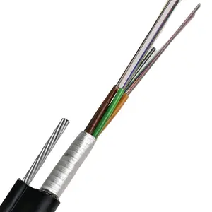 GYTC8S Outdoor Fiber Optical Cable 9.0mm PE Cable 12 Core Single Mode 9/125 LSZH Fiber Cable