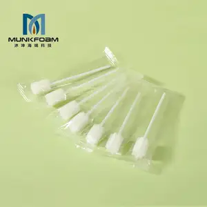 Manufacturer Medical Oral Care Cleaning Sponge Stick Sponge Brush Disposable Dental Oral Sponge Stick Swabs