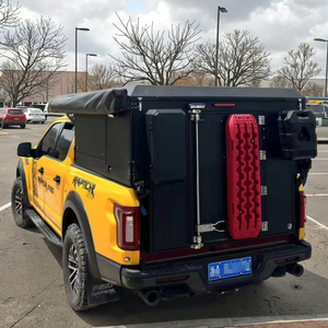 Accessoire pour camion 4x4 tout-terrain moderne et léger en aluminium, pick-up pliable et étanche avec échelle pour remorques <span class=keywords><strong>de</strong></span> voyage - Product Image 3