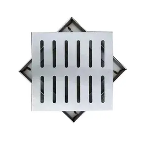 OEM ODM galvanized steel stainless steel drainage trench covers rain gully grating cover grate for drain