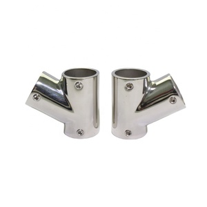 Herraje marino de acero inoxidable 316 de alta resistencia para toldo bimini, con riel de montaje, mordaza articulada deslizante para tubo de 7/8 pulgadas, accesorio para toldo de yate y barco - Product Image 3