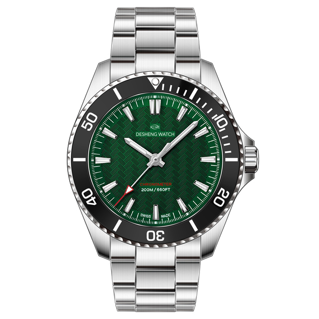 Luxury Quality ETA 2824 Mechanical Automatic Movement Watch Ceramic Bezel Men Wrist Watch