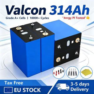Batería Lifepo4 <span class=keywords><strong>Valcon</strong></span> 314Ah con terminal M6 + Barras colectoras gratuitas + Tuercas + Aislamiento, probada por 4nrgy Pl, stock en la UE, DDP libre de impuestos, entrega en 3~7 días - Product Image 1