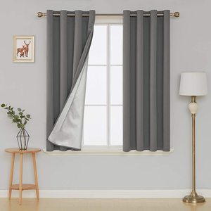 De la iglesia longitud fuego tejido cortinas opacas para listo - Product Image 6