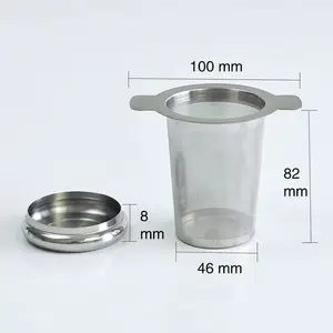 Stainless Steel With Extra Fine Mesh Tea Strainer Tea Infuser For Loose Tea Leaves