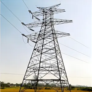 고품질 모난 강철 뜨거운 복각 직류 전기를 통한 전력 전송선 탑