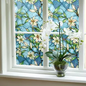 UDK Colorful PVC Static Window Film Decorative Glass Film Without Glue For Glass/Window Surface Protection