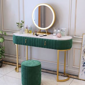Nórdicos <span class=keywords><strong>tocador</strong></span> dormitorio post moderno minimalista roja red ins viento de lujo luz con luz princesa mármol mesa de maquillaje - Product Image 4