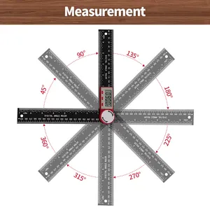 Goniómetro, transportador electrónico, medidor Digital, herramienta de medición de ángulo, regla multiángulo, herramientas de carpintería, medidor, buscador de ángulo 360