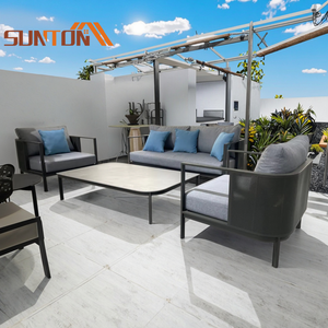 Ensemble <span class=keywords><strong>de</strong></span> mobilier d'extérieur modulaire canapé en rotin forgé à la main en fer pour resort <span class=keywords><strong>jardin</strong></span> hôtel villa utilisation d'artistes magnifiquement travaillés - Product Image 1