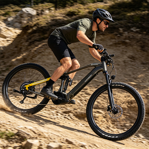 Customized 27.5 Inch Aluminum Mid-Drive 10Speed Dual Suspension Hydraulic Disc Air Fork Ebike Bici Montana Litio Elctrica SPDEM - Product Image 6