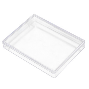 Transparent Plastic Storage <b>Box</b> Rectangle With Lid For Jewelry Display Wholesale - Product Image 5