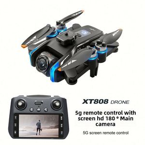 โดรนควบคุมระยะไกล XT808 พร้อมจอแสดงผล GPS ถ่ายภาพทางอากาศ 4K กลับอัตโนมัติ หลบหลีกสิ่งกีดขวาง รุ่นเครื่องบิน - Product Image 4